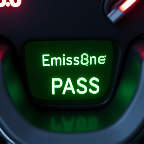 Certified 916 Auto Repair technician connecting diagnostic equipment for a precise smog check emission test on a modern vehicle.