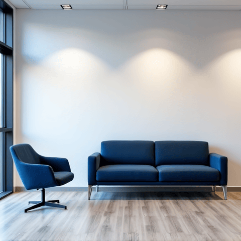 Clean and comfortable customer waiting area at 916 Auto Repair, offering a pleasant experience while waiting for quick smog check service in Gold River.