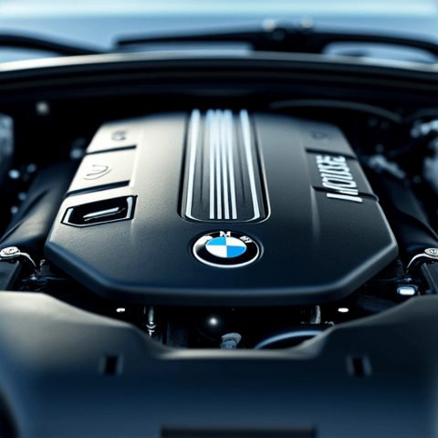 Close-up of a European vehicle engine bay receiving specialized maintenance service by an expert technician at 916 Auto Repair near Fair Oaks.