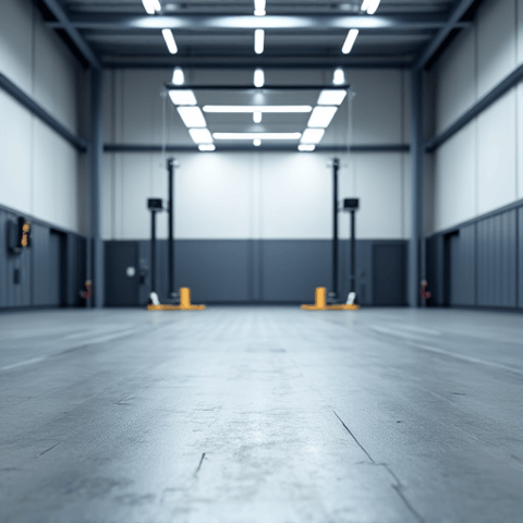 Clean and organized full-service repair bay ready for comprehensive vehicle maintenance.