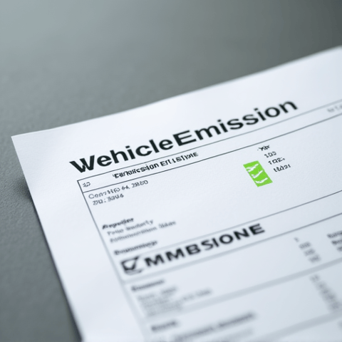 Example of a completed Smog Check certificate issued by 916 Auto Repair, confirming vehicle compliance for Gold River registration requirements.