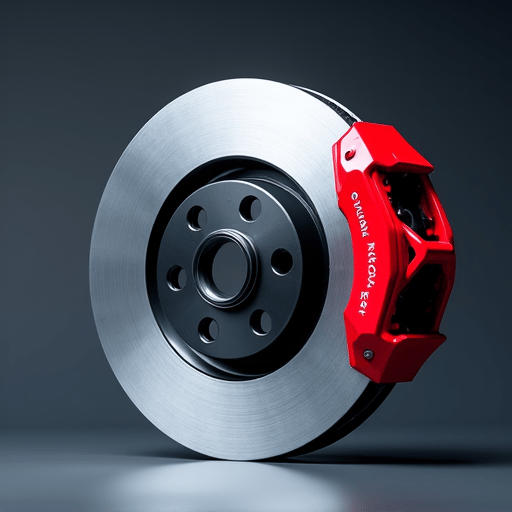 Professional auto technician inspecting the brake system of a vehicle on a lift at 916 Auto Repair in Fair Oaks.