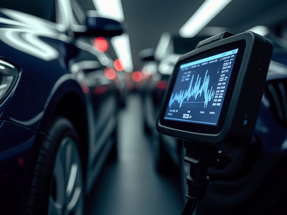 Professional auto mechanic inspecting a vehicle on a lift at 916 Auto Repair in Gold River.